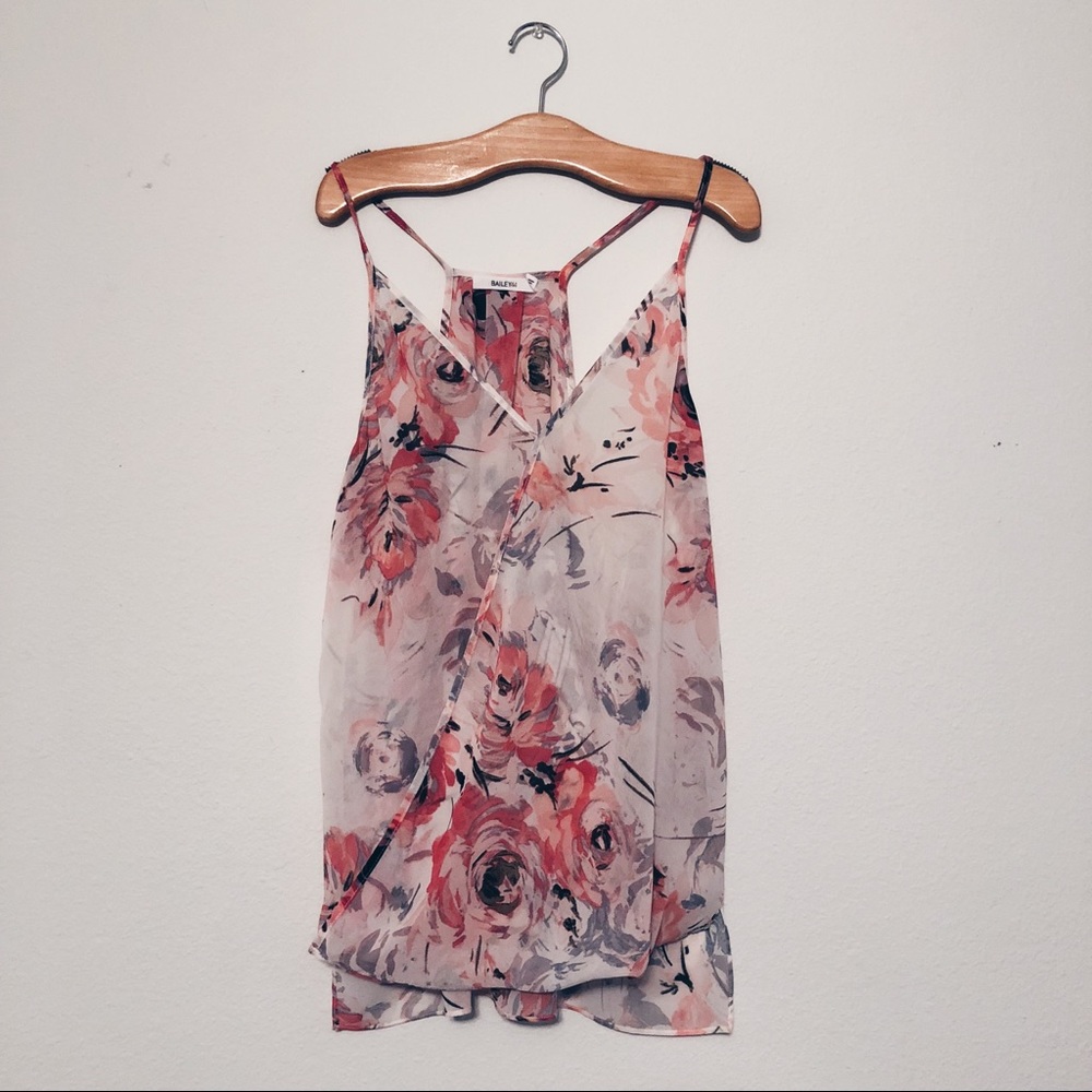 NWOT Anthro Bailey 44 floral tank top